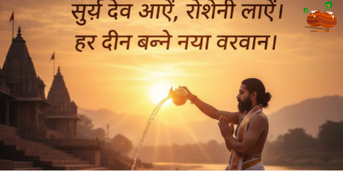 Surya Dev aaye, roshni laaye